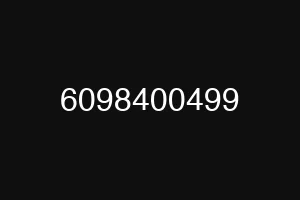 6098400499