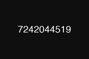 7242044519