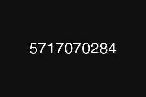 5717070284