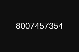 8007457354